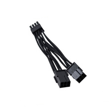 Dual 6pin to 8pin PCI Express PCI-E Power Converter Cable